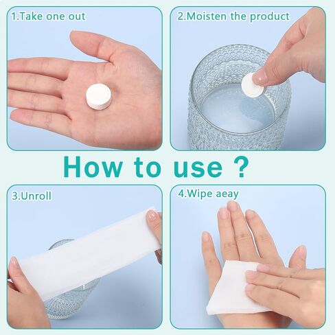 عبوة من 50 قطعة من اقراص ورق التواليت (100 قطعة) in Kuwait