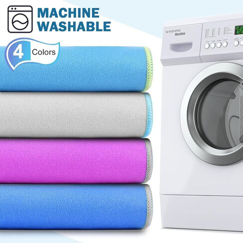 Oudain 4 Sets Quick Dry Towels 8 Pcs Drying Towels 2 Sizes Microfiber Travel Towel for Camping Beach Hiking Yoga Swim Camping Gym and Travel, with Mesh Bag in Saudi Arabia