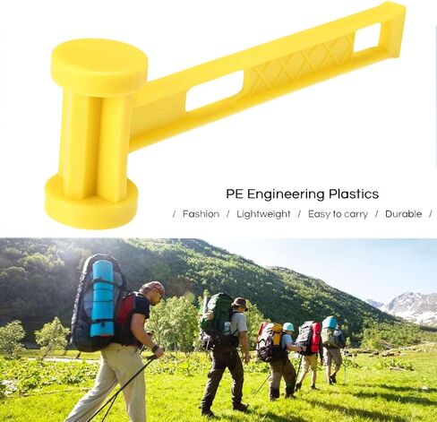 AITIME 30 Pcs Plastic Tent Stakes, 9 Inch Heavy Duty Camping Tent Pegs | Bulk Durable Garden Lawn Tarp Outdoor Beach Courtyard Decorative Accessories Tent Spikes Nails in Kuwait
