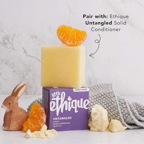 غسول للأطفال متعدد الأغراض صلب صديق للبيئة من إيثيك، من الرأس إلى الأطفال - غسول طبيعي مستدام من الرأس إلى الأصابع وخالي من البلاستيك، ونباتي ونباتي، وبقاعدة نباتية، 100% قابل للمركب وبدون فضلات، 100 مل in Kuwait