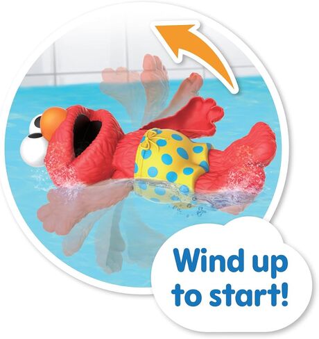 لعبة Sesame Street Swim and Splash Elmo Wind Up Bath and Pool، ألعاب أطفال مرخصة رسميًا للأعمار من عامين فما فوق من Just Play in Saudi Arabia