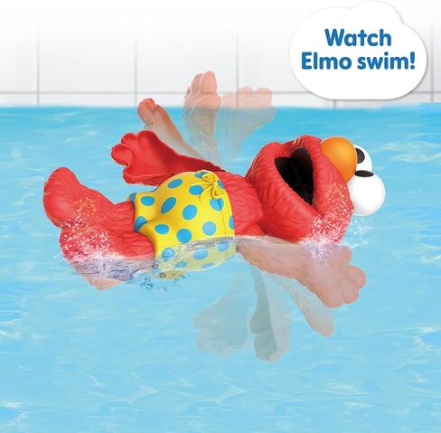 لعبة Sesame Street Swim and Splash Elmo Wind Up Bath and Pool، ألعاب أطفال مرخصة رسميًا للأعمار من عامين فما فوق من Just Play in Saudi Arabia