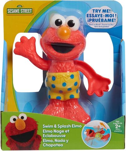 لعبة Sesame Street Swim and Splash Elmo Wind Up Bath and Pool، ألعاب أطفال مرخصة رسميًا للأعمار من عامين فما فوق من Just Play in Saudi Arabia