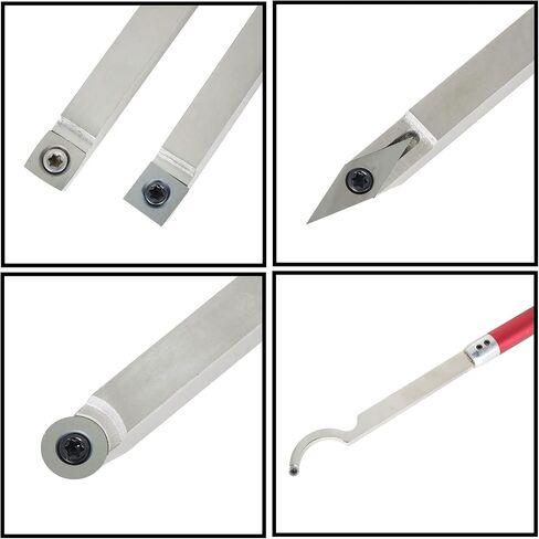 20 Inch Alloy Woodworking Turning Tool Suitable for Small and Medium Sized Turning Projects 6 Pieces in Kuwait