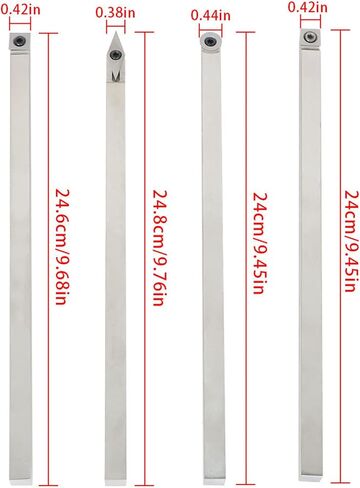 20 Inch Alloy Woodworking Turning Tool Suitable for Small and Medium Sized Turning Projects 6 Pieces in Kuwait