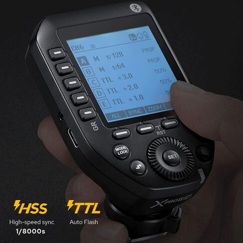 GODOX AD200 Pro AD200Pro w/XProII-S Trigger لكاميرات سوني، فلاش TTL 200Ws 2.4G Flash Strobe، 1/8000 HSS، 500 ومضة طاقة كاملة، إعادة تدوير 0.01-1.8 ثانية، بطارية جيب 2900 مللي أمبير في الساعة Monolight in Saudi Arabia