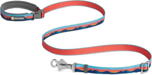Ruffwear، مقود Crag Dog (المقود Slackline سابقًا)، مقود عاكس وقابل للتعديل يمكن حمله يدويًا أو يمكن ارتداؤه على الخصر، رمادي جرانيت in Kuwait