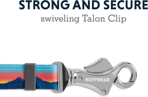 Ruffwear، مقود Crag Dog (المقود Slackline سابقًا)، مقود عاكس وقابل للتعديل يمكن حمله يدويًا أو يمكن ارتداؤه على الخصر، رمادي جرانيت in Kuwait