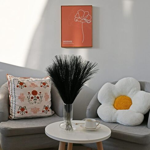 Mandy's 20pcs Orange Silk Pampas Grass Artificial Flowers 18" for Mother's Day Home Kitchen Wedding Decorations Wedding Floral Arrangement （Vase not Include） in Kuwait