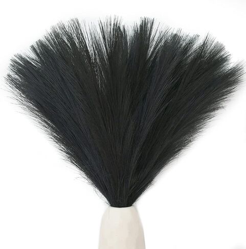 Mandy's 20pcs Orange Silk Pampas Grass Artificial Flowers 18" for Mother's Day Home Kitchen Wedding Decorations Wedding Floral Arrangement （Vase not Include） in Kuwait