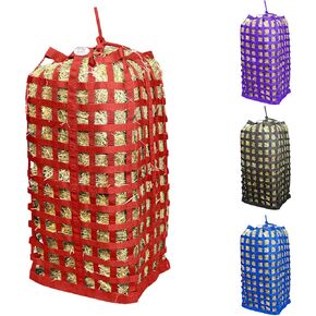 Derby Originals XL Go Around Slow Feeder Horse Hay Bag with Super Tough Bottom and 1 Year Warranty,Black,71-7132BK