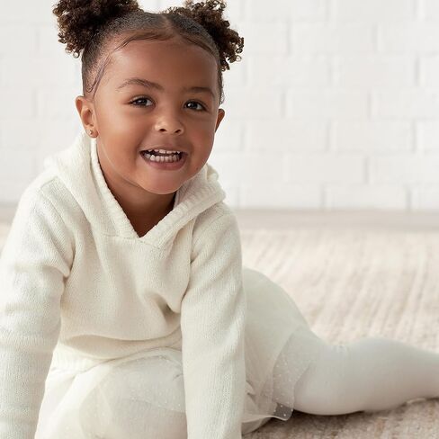 Gerber Baby and Toddler Girls Sweater Dress with Tulle Skirt in Saudi Arabia