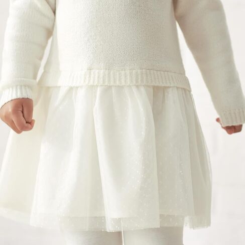 Gerber Baby and Toddler Girls Sweater Dress with Tulle Skirt in Saudi Arabia