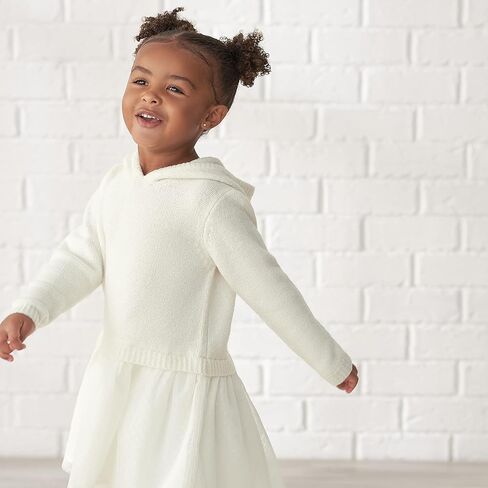 Gerber Baby and Toddler Girls Sweater Dress with Tulle Skirt in Saudi Arabia