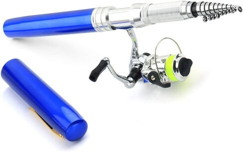 Lixada Fishing Rod Reel Combo Mini Pen Fishing Pole Kit Telescopic Fishing Rod Spinning Reel Combo Kit in Saudi Arabia
