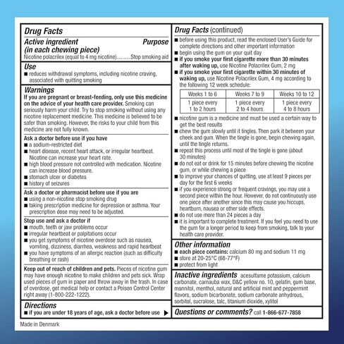 علكة أمازون بيسك كير نيكوتين بولاكريلكس المغلفة، 4 مجم (نيكوتين)، نكهة النعناع المثلج، مساعد التوقف عن التدخين، 20 قطعة in Kuwait