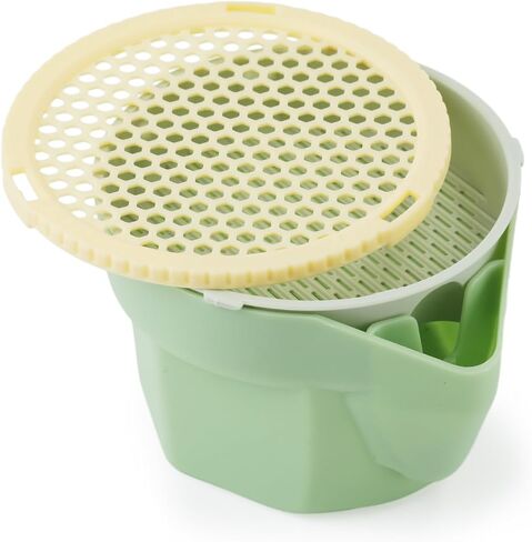NQEUEPN Cat Grass Planter Box (No Seeds Included), Soil-Free Cat Grass Cup Cat Grass Planter Anti-Digging Design Cat Grass Growing Pot Easy to Plant Cat Grass in Saudi Arabia