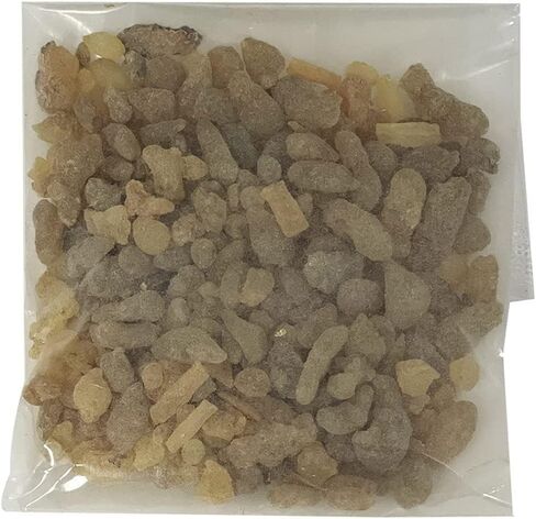 Benzoin Incense 100% Natural Aromatic Tree Gum Sap Solid Crystals and Steel Mesh Bundle for Burning and Diffusion in Kuwait