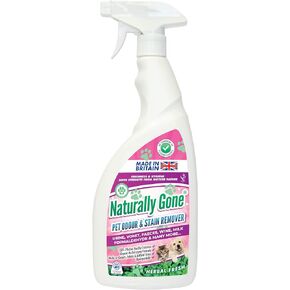 airpure NATURALLY GONE Pet Odour Eliminator, Heat Sealed Cap, Enzyme Cleaner Removes Smells and Stains, Cat Litter Freshener, Works on Urine, Vomit, Faeces and More - HERBAL FRESH Fragrance in Saudi Arabia