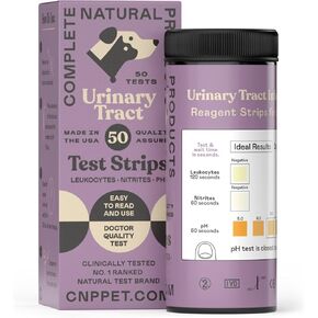 UTI Test Strips for Dogs, Cats, & Pets - 3 in 1-50 Count - Urinary Tract Issues - Test Strips for Pets by Complete Natural Products in Kuwait