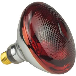 2 Pack Heat Lamp Infrared Bulbs PAR38 Glass Lamp Bulb for Food Service, Brooder Bulb, Chicks, Pet, Bathroom, Light Therapy Use E26 Base, Flood Light Heat Lamp Bulb. (100W, Clear)