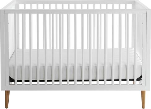 KF008-WHT1 - سرير روسكو قابل للتحويل 3 في 1 - ابيض، عبوة من قطعة واحدة in Kuwait