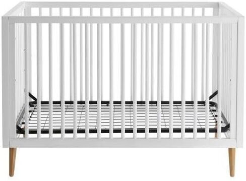 KF008-WHT1 - سرير روسكو قابل للتحويل 3 في 1 - ابيض، عبوة من قطعة واحدة in Kuwait