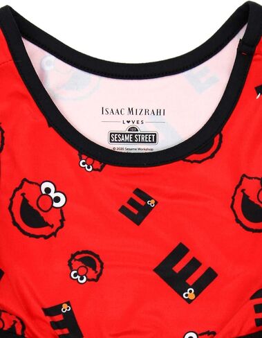 Isaac Mizrahi Loves Sesame Street Elmo Baby Toddler Fit and Flare Soft Dress in Saudi Arabia