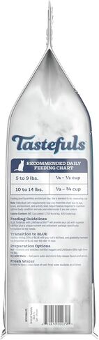 Blue Buffalo Tastefuls Chicken & Brown Rice Senior Dry Cat Food, 3 lb in Kuwait