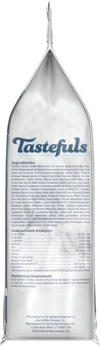 Blue Buffalo Tastefuls Chicken & Brown Rice Senior Dry Cat Food, 3 lb in Kuwait