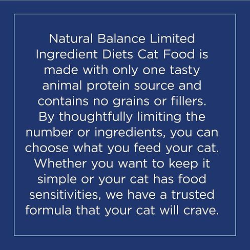 طعام قطط جاف خالي من الحبوب بمكونات محدودة من Natural Balance، وصفة سمك السلمون والبازلاء الخضراء، 10 رطل (عبوة من قطعة واحدة) in Kuwait