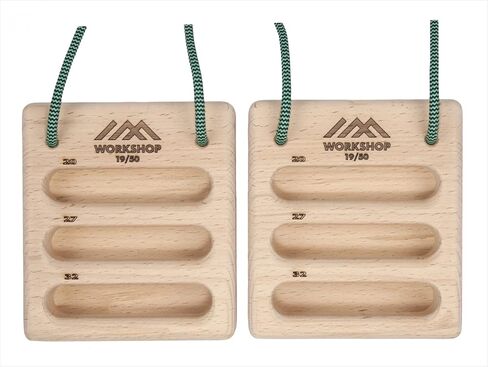 Workshop 19/50 GripGo Board | Double Compact and Portable Climbing Training Hangboard Fingerboard | GoBoard | Equipment for Fingers and Grip Strength in Saudi Arabia
