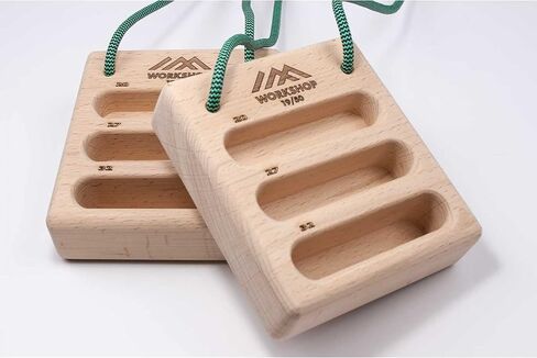 Workshop 19/50 GripGo Board | Double Compact and Portable Climbing Training Hangboard Fingerboard | GoBoard | Equipment for Fingers and Grip Strength in Saudi Arabia