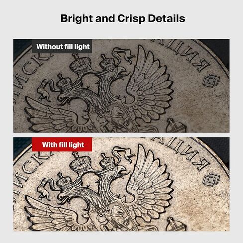 مصابيح مساعدة مجهر Elikliv Gooseneck متوافقة مع جميع المجاهر الرقمية، مرنة 360 درجة و10 مستويات سطوع قابلة للتعديل in Kuwait