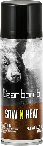 Hunters Specialties Bear Bomb in Heat 6.65 OZ AEROSOL, Black in Saudi Arabia