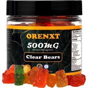 Organic Bear Hemp Gummies for Sleep | Made in USA | 986,000 High Potency | Omega 3 6 9 & Vitamin E Infused | Gomitas para Dormir | Gluten Free in Saudi Arabia