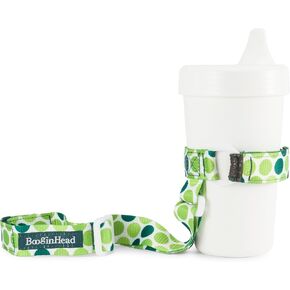 BooginHead Baby Toddler SippiGrip Sippy Cup Holder Strap, Polka Dots Green in Kuwait