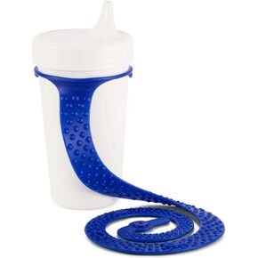 BooginHead SippiGrip Food-Grade Silicone Baby Bottle Holder & Sippy Cup Strap, 2-Pack Blue & Teal in Kuwait