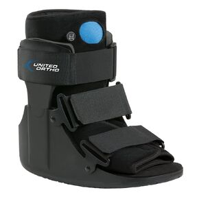 United Ortho USA14115 Short Air Cam Walker Fracture Boot, Medium, Black in Kuwait