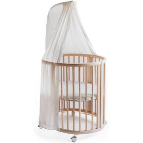 Stokke Sleepi Canopy by Pehr، رمادي - مظلة سرير حالمة لسرير الأطفال Sleepi Mini & Crib/Bed - متوفرة بألوان عديدة - Oeko-Tex Standard 100 in Kuwait