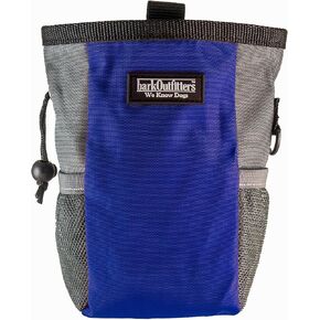 barkOutfitters Large Dog Treat Training Pouch - Treat Bags for Dogs, Can Easily Carries Snacks and Pet Toys, Dog Puppy Food Container with Mesh Side Pocket, Professional Quality Pouch (Blue)