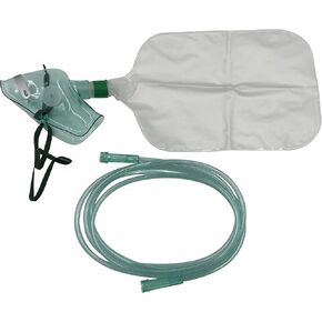 5pk Adult Non-Rebreather Oxygen Mask w/6.8Ft Crush Resistant Tubing in Saudi Arabia