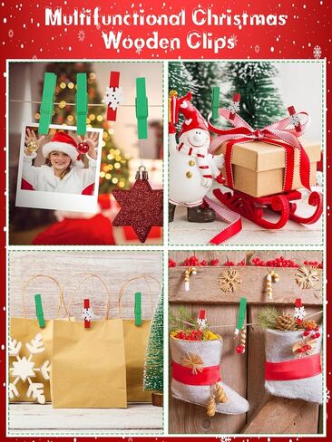 حامل بطاقة عيد الميلاد Lanstics عيد الميلاد حامل صور خشبي مع 30 مقطع عيد الميلاد الجدار شنقا حامل الصور بطاقة عيد الميلاد عرض لوحة صورة معلقة DIY بها بنفسك الحرف غرفة نوم ديكور جدار الطرف in Kuwait