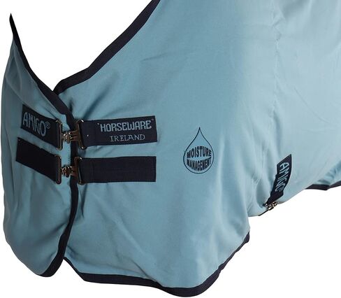 Horseware Ireland Amigo Stable Sheet X Sur Poly Navy/Silver 81_6'9" in Saudi Arabia