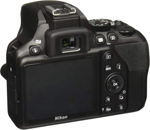 كاميرا Nikon Intl D3500 24.2 ميجابكسل DSLR + طقم عدسات AF-P DX مقاس 18-55 مم VR NIKKOR + حزمة ملحقات + قطعة قماش إلكترونية فائقة (متجددة) in Saudi Arabia