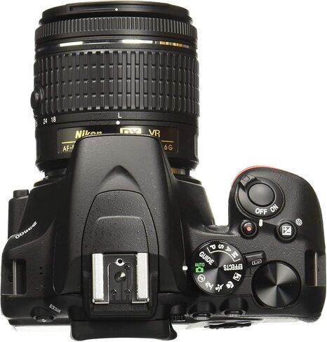 كاميرا Nikon Intl D3500 24.2 ميجابكسل DSLR + طقم عدسات AF-P DX مقاس 18-55 مم VR NIKKOR + حزمة ملحقات + قطعة قماش إلكترونية فائقة (متجددة) in Saudi Arabia