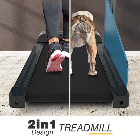 Lifeand Dog Treadmill Small Dogs - Dog Treadmill for Medium Dogs - Dog Pacer Treadmill for Healthy & Fit Pets - Dog Treadmill Run Walk, Black in Kuwait