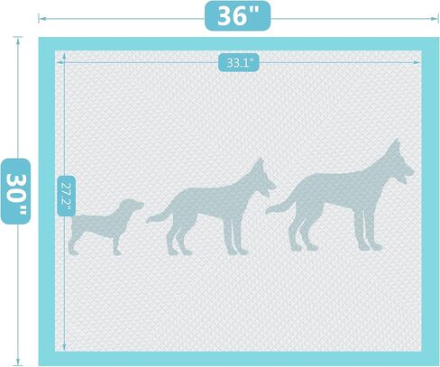 BESTLE Extra Large Pet Training and Puppy Pads Pee Pads for Dogs 30"x36" Super Absorbent & Leak-Proof, 30 Count in Kuwait