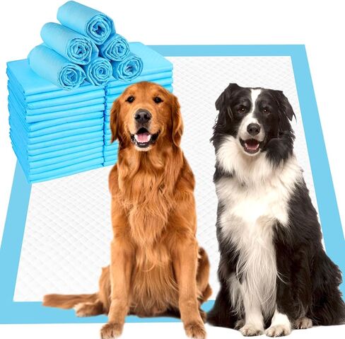 ZJYXJK 60 Count Dog Pee Pads Extra Large,36"x36"Pee Pads for Dogs Absorbent & Leak-Proof,Disposable Pet Training and Puppy Pads for Cats Dogs Rabbit in Kuwait