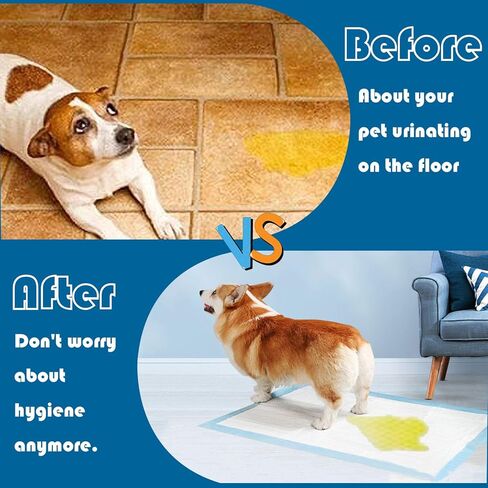 ZJYXJK 60 Count Dog Pee Pads Extra Large,36"x36"Pee Pads for Dogs Absorbent & Leak-Proof,Disposable Pet Training and Puppy Pads for Cats Dogs Rabbit in Kuwait